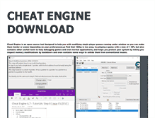 Tablet Screenshot of cheatengine.biz