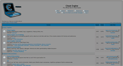 Desktop Screenshot of forum.cheatengine.org
