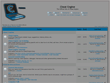 Tablet Screenshot of forum.cheatengine.org